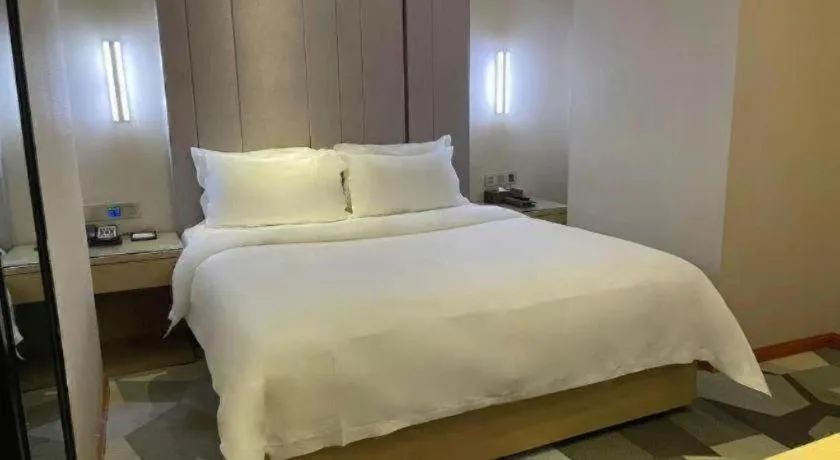Bed in Lavande Hotel Wuhan Wangjiawan Subway Station Branch