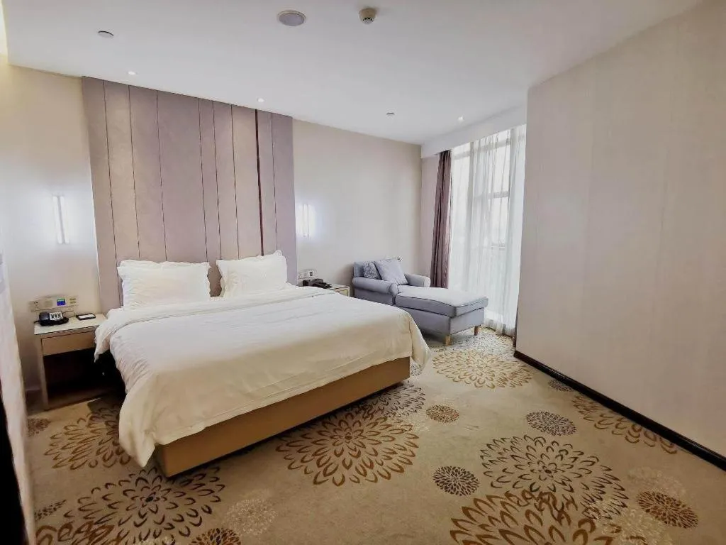 Bed in Lavande Hotel Wuhan Wangjiawan Subway Station Branch