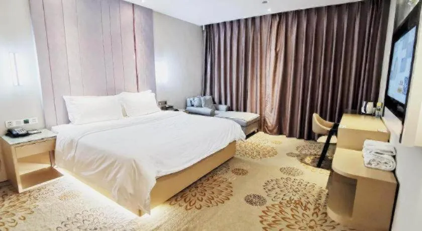 Bed in Lavande Hotel Wuhan Wangjiawan Subway Station Branch
