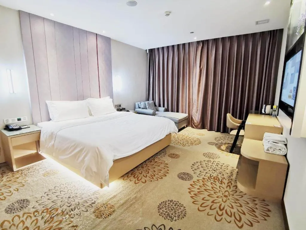 Bed in Lavande Hotel Wuhan Wangjiawan Subway Station Branch