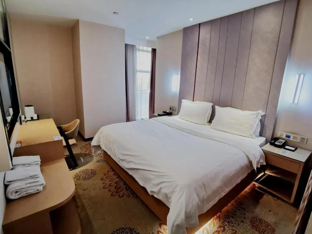 Bed in Lavande Hotel Wuhan Wangjiawan Subway Station Branch