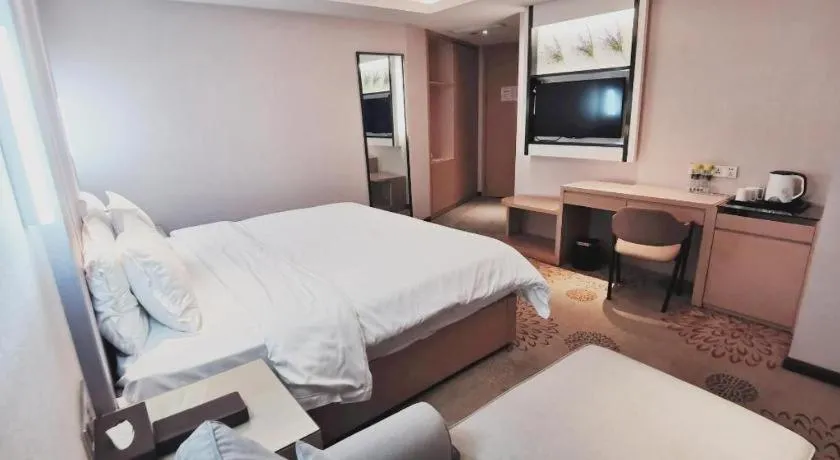 Bed in Lavande Hotel Wuhan Wangjiawan Subway Station Branch