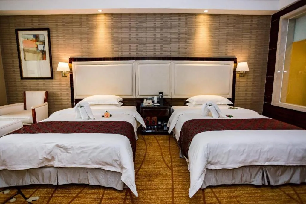 Bed in Country Garden Phoenix Hotel Yangshan