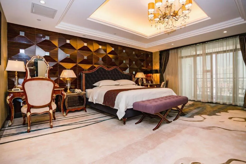 Bed in Country Garden Phoenix Hotel Yangshan