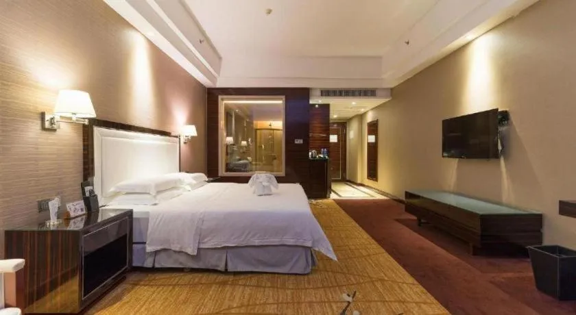 Bed in Country Garden Phoenix Hotel Yangshan