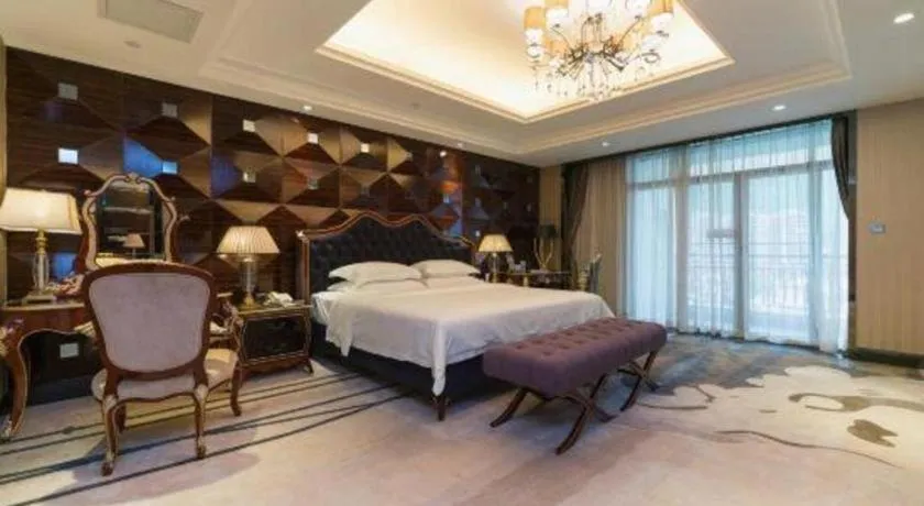 Bed in Country Garden Phoenix Hotel Yangshan