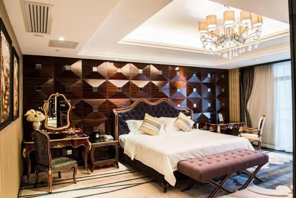 Bed in Country Garden Phoenix Hotel Yangshan