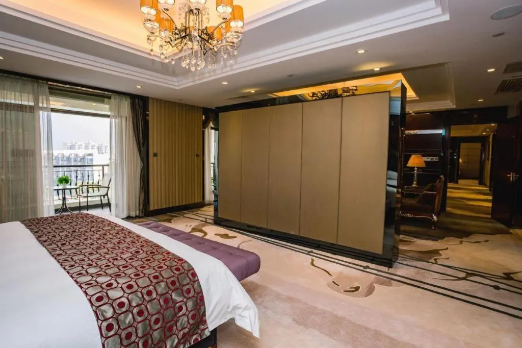 Bed in Country Garden Phoenix Hotel Yangshan