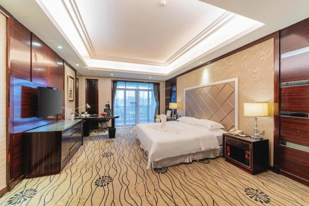 Bed in Country Garden Phoenix Hotel Yangshan