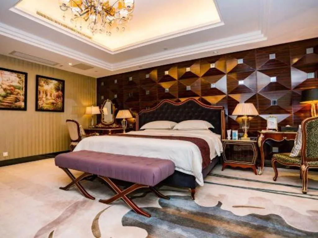 Bed in Country Garden Phoenix Hotel Yangshan