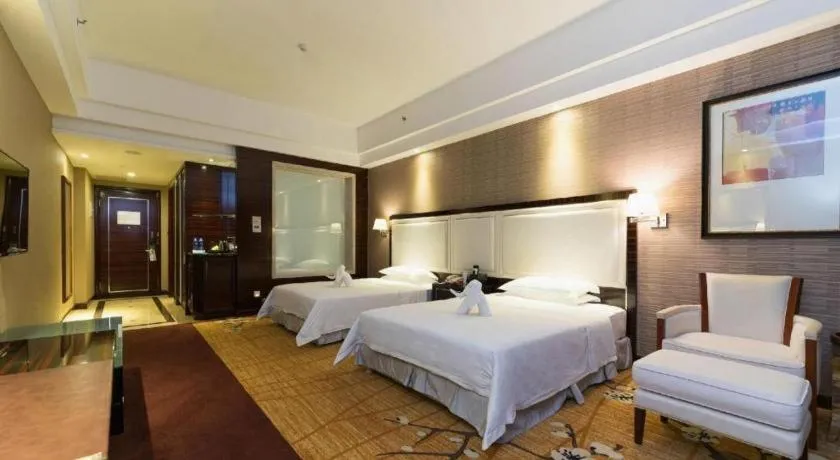Bed in Country Garden Phoenix Hotel Yangshan