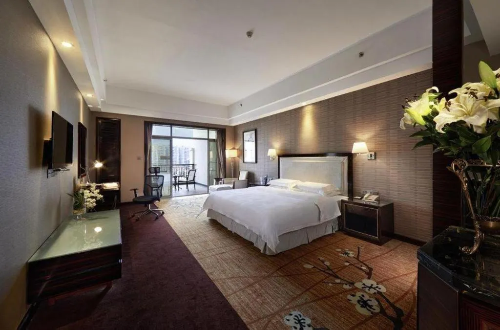 Bed in Country Garden Phoenix Hotel Yangshan