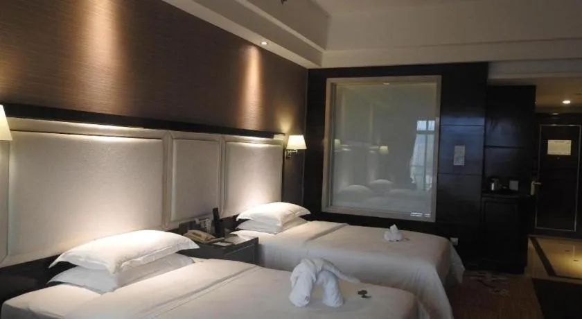 Bed in Country Garden Phoenix Hotel Yangshan