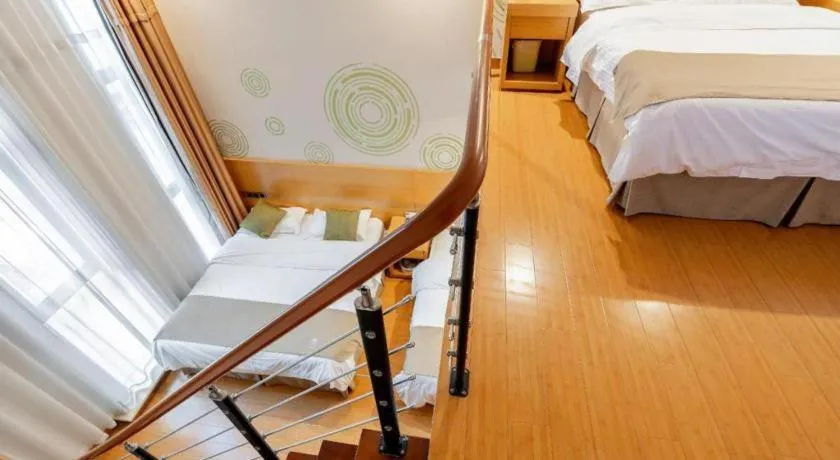 Bed in GreenTree Inn Suzhou Changshu North Haiyu Road Changhui Square Express Hotel