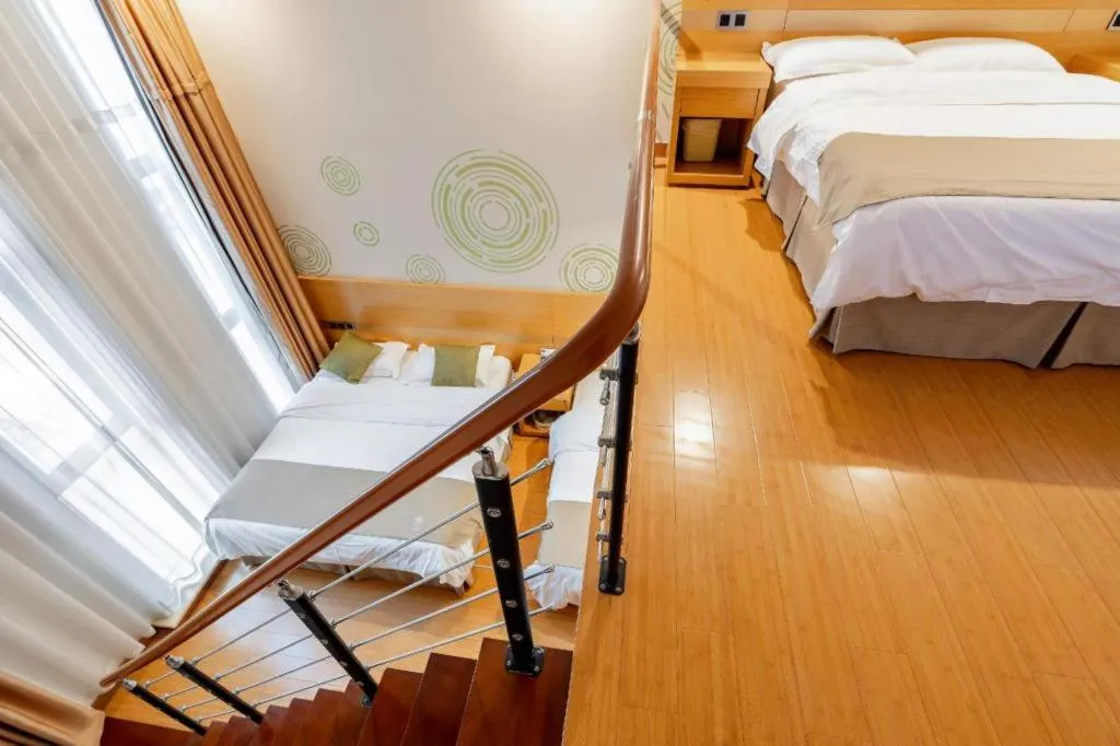 Bed in GreenTree Inn Suzhou Changshu North Haiyu Road Changhui Square Express Hotel