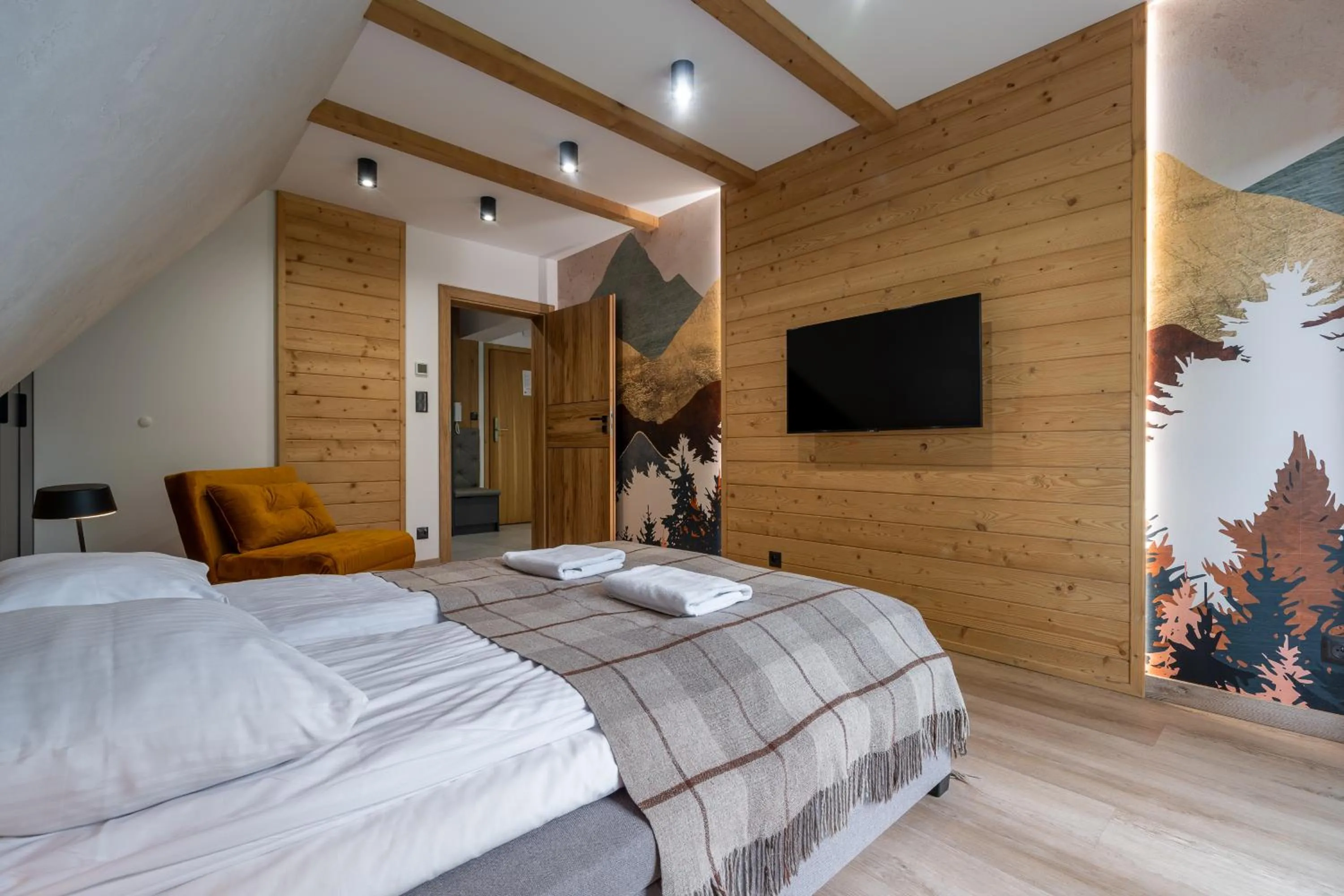 Bed in RentPlanet - Apartament Salwatoriańska