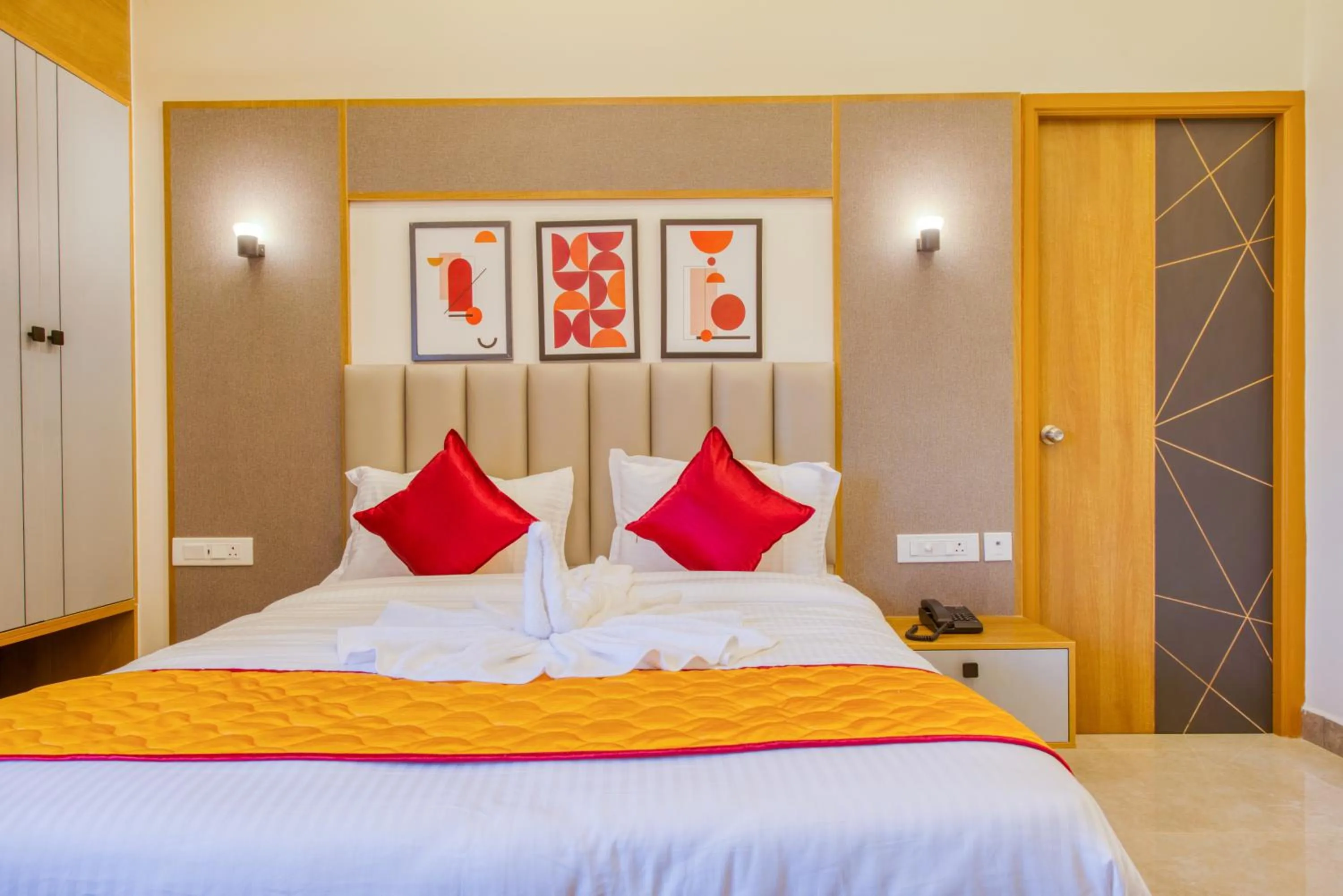 Bed in Hotel Sunlight