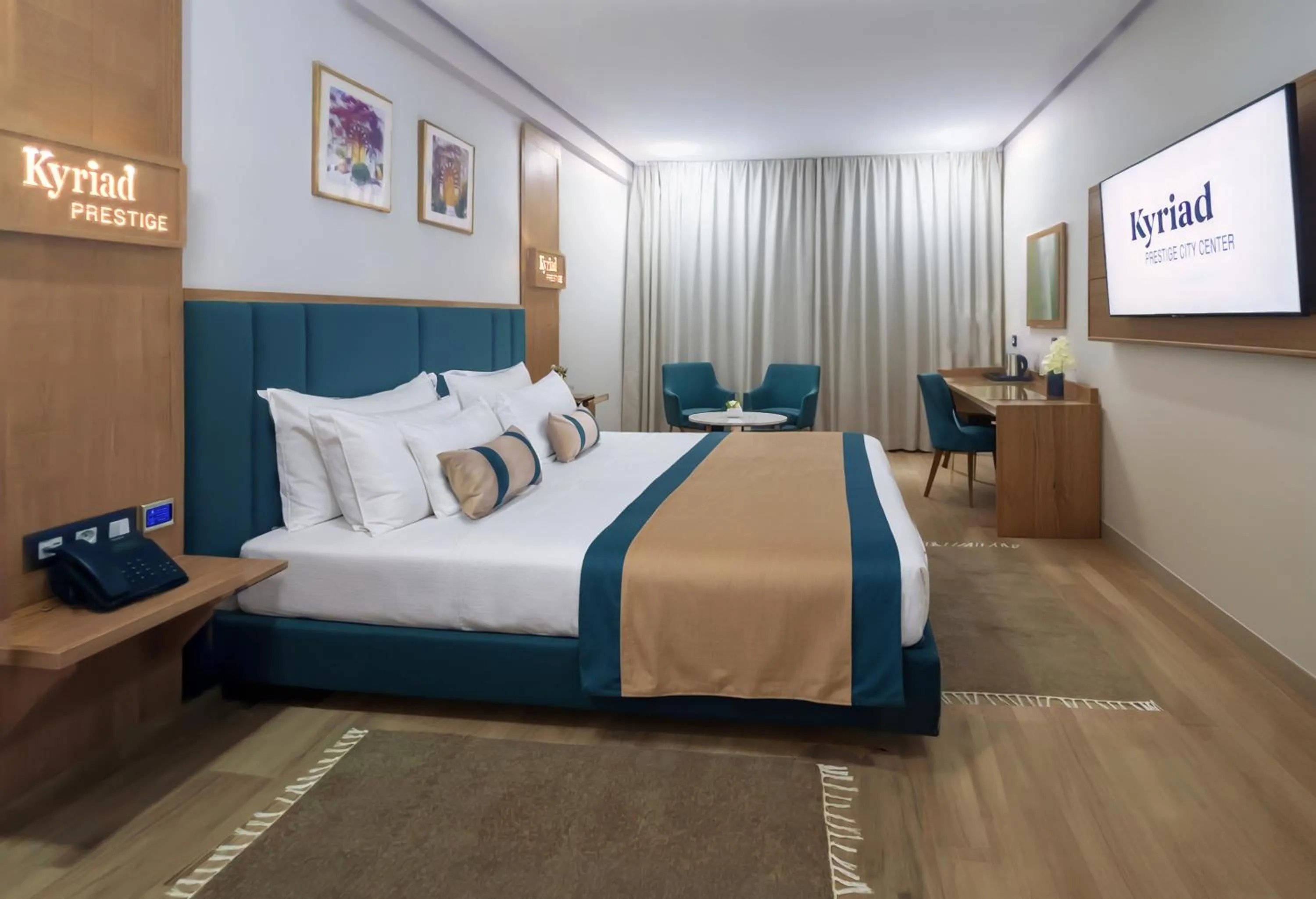 Bed in Kyriad Prestige City Center Tunis