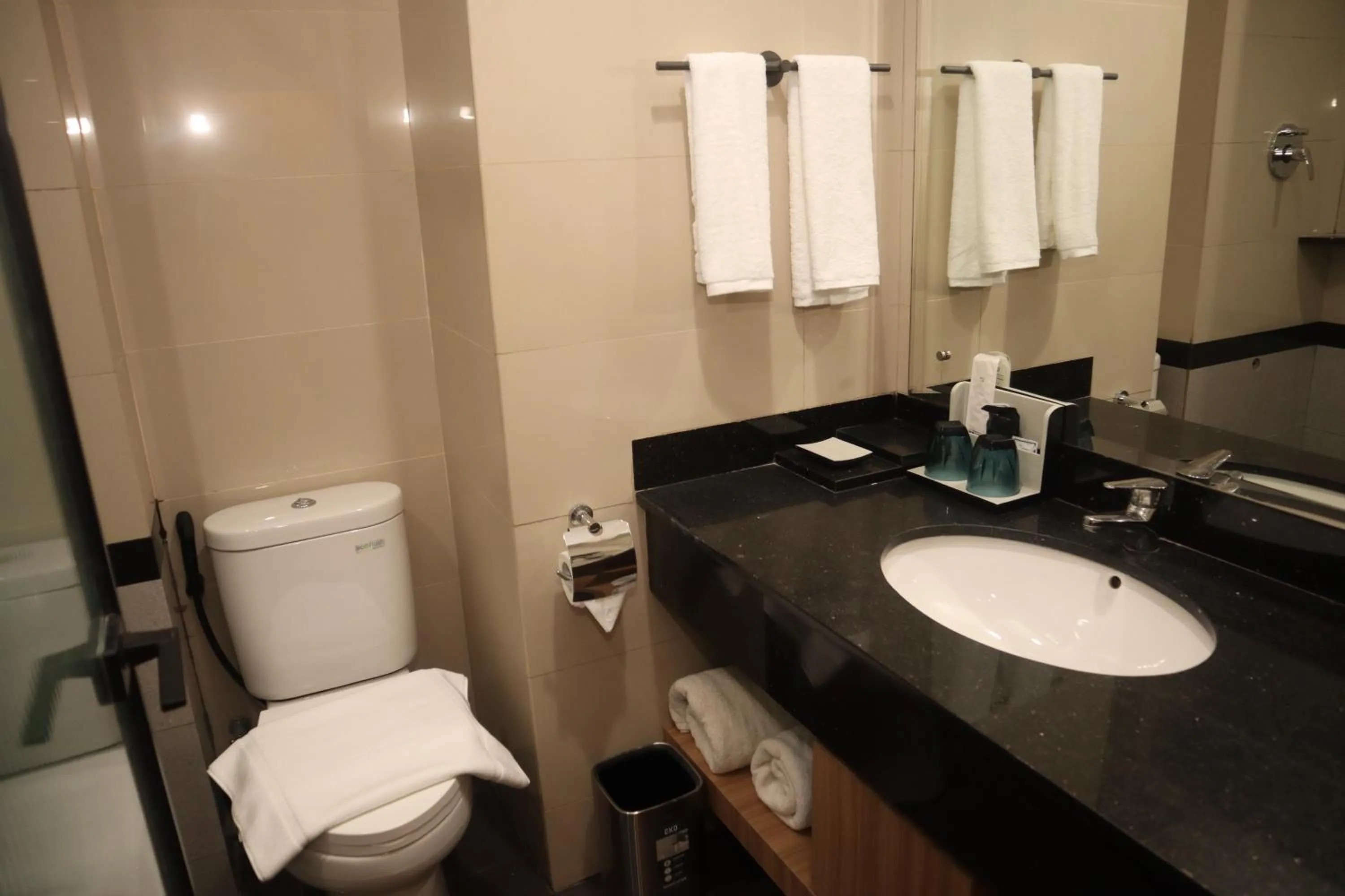 Shower in Aglow Hotel Harbor Bay Batam