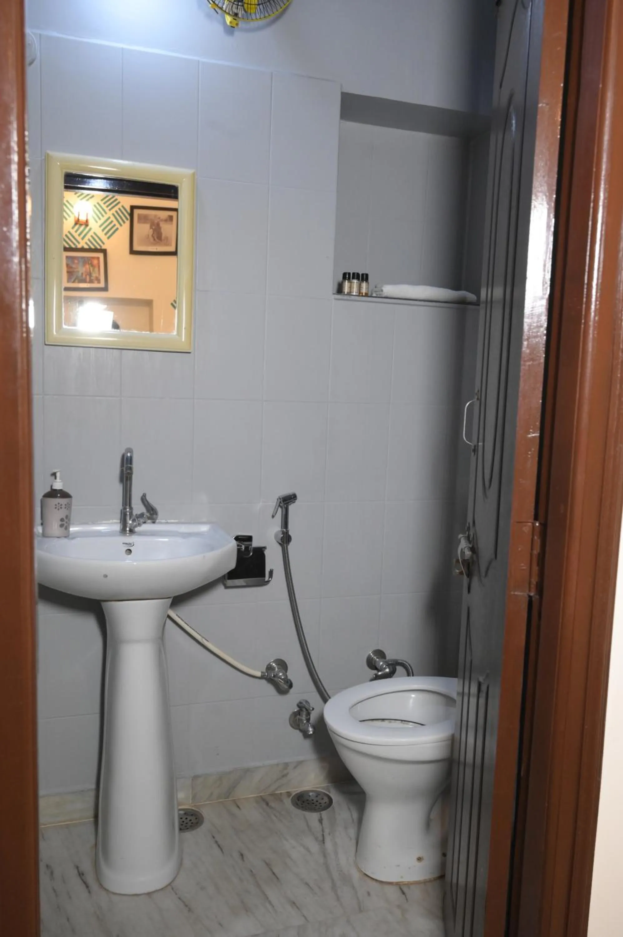 Toilet in Hostel Vostel