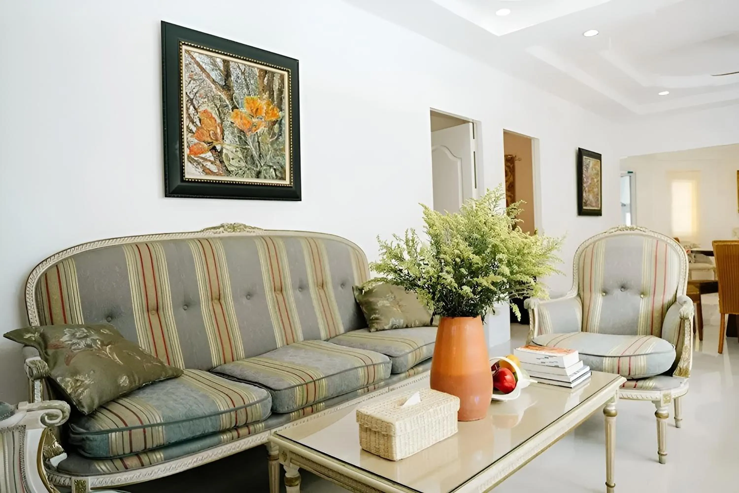 Seating area in Villa Cavallo Chiangrai