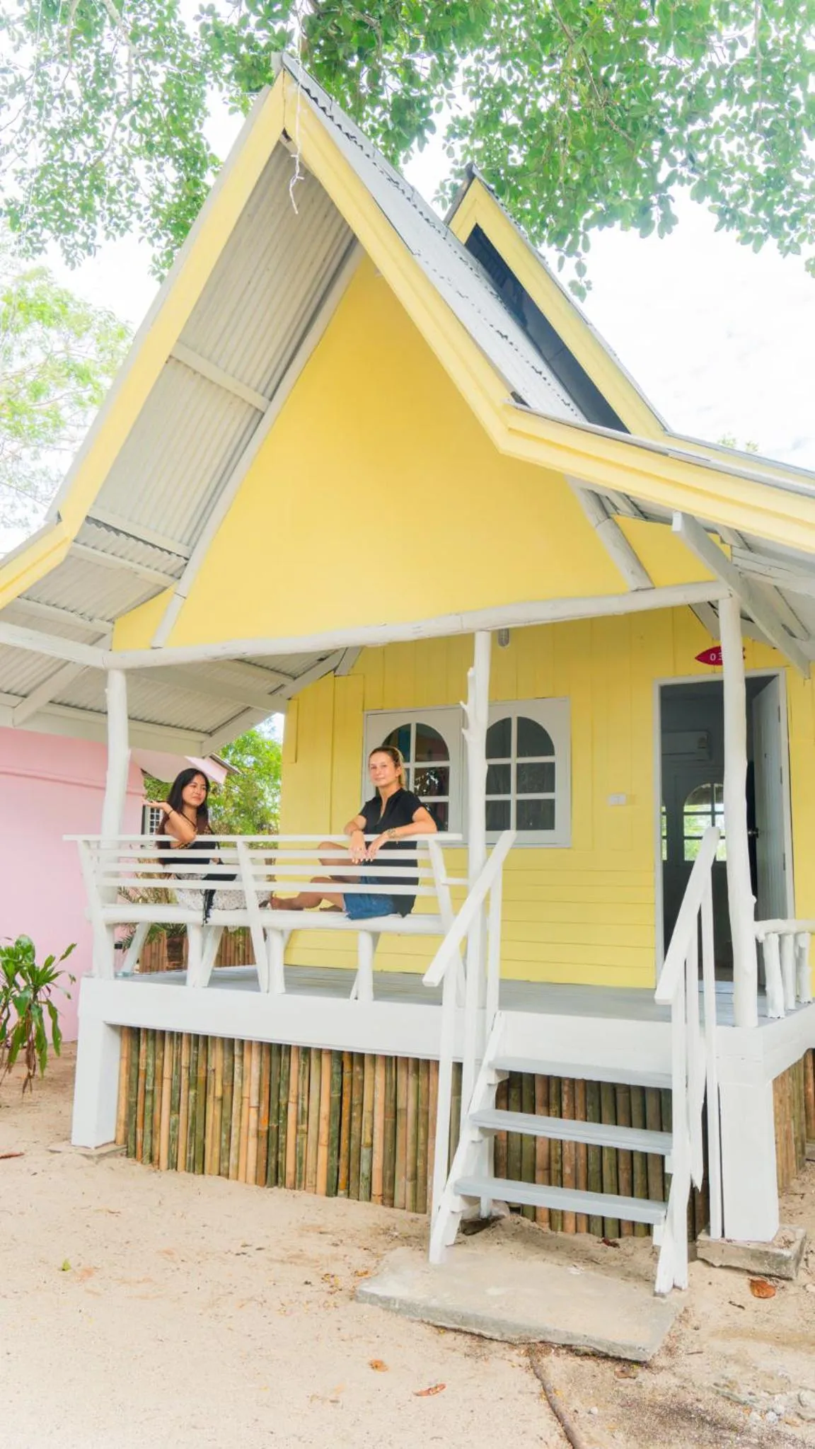 Patio in Slumber Party Beach Club and Resort Koh Phangan