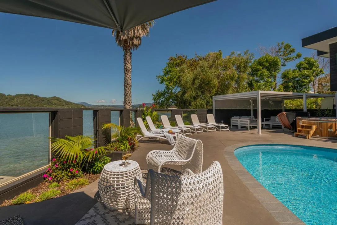 Swimming pool in Oceans 88 Whitianga Coastal Suites