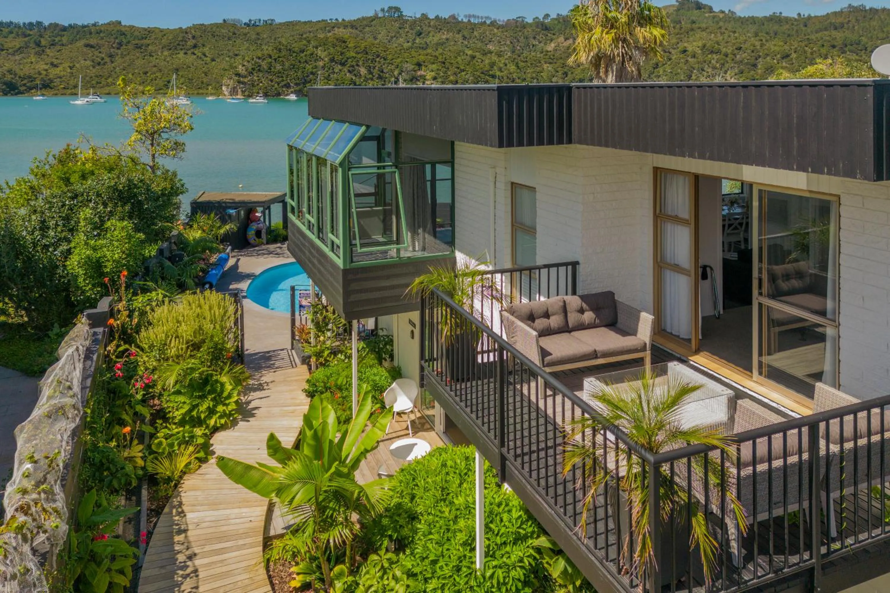 Balcony/Terrace in Oceans 88 Whitianga Coastal Suites