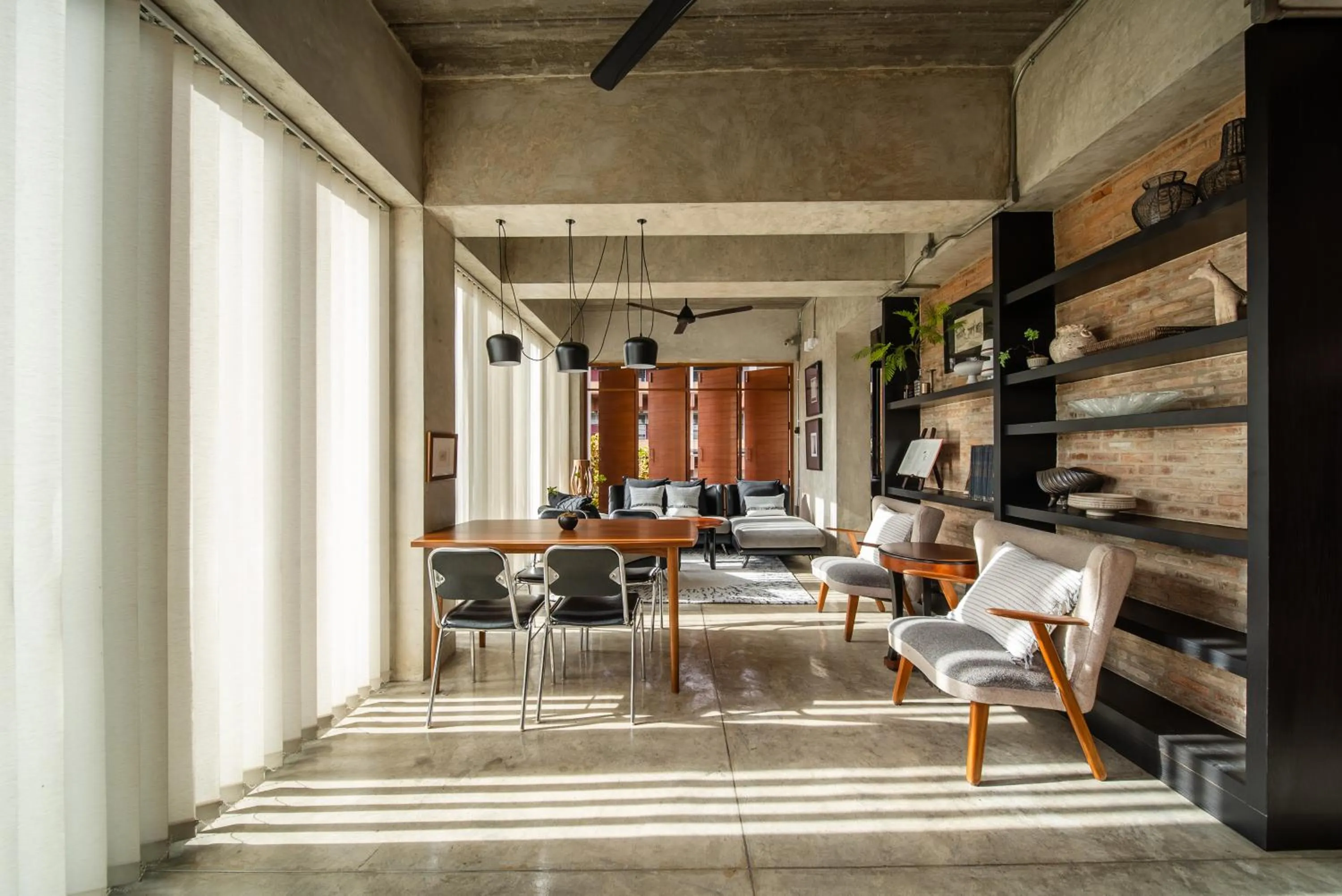 Seating area in The Hotel Journal Chiangmai