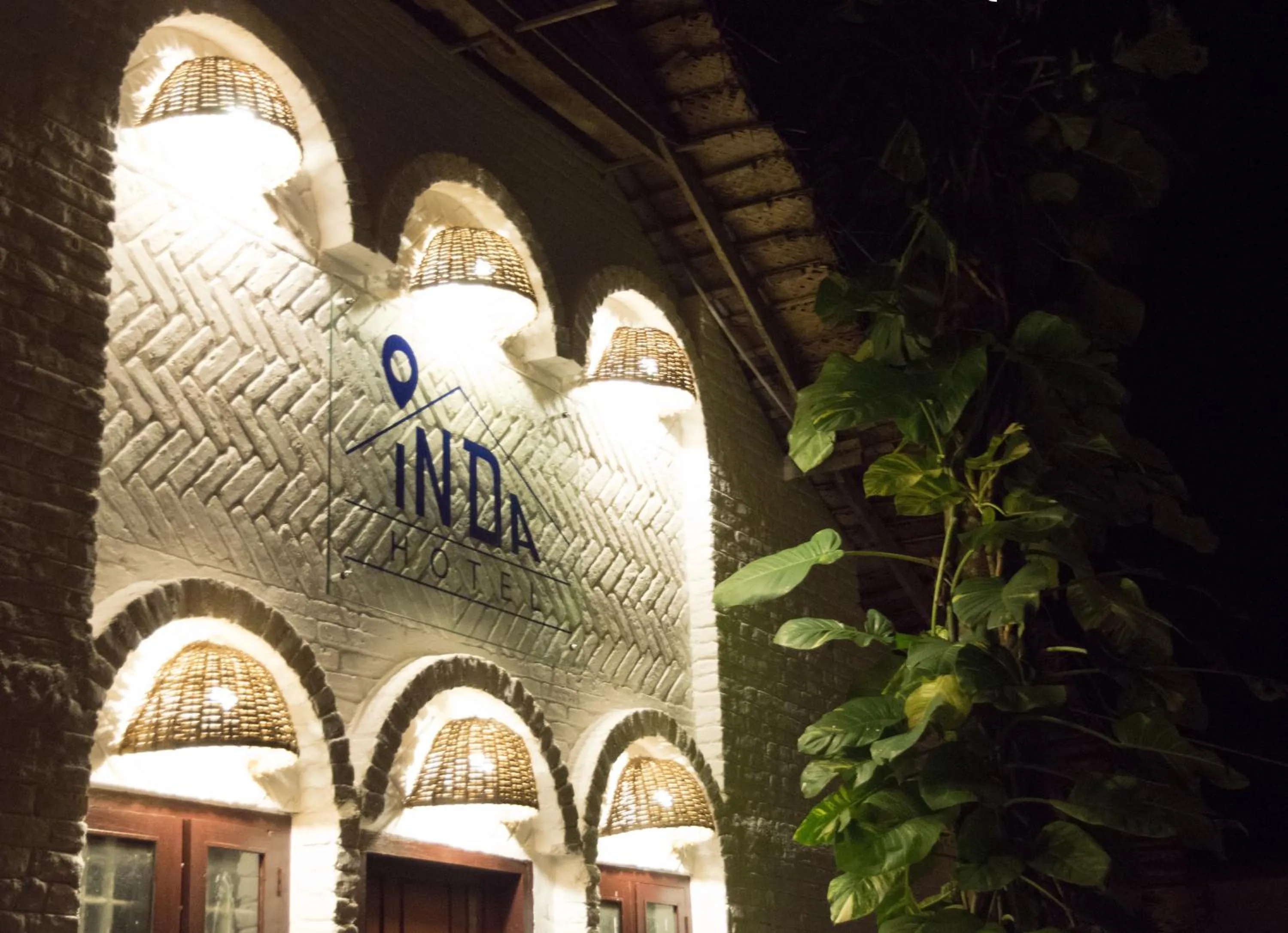 Facade/entrance in InDa hotel