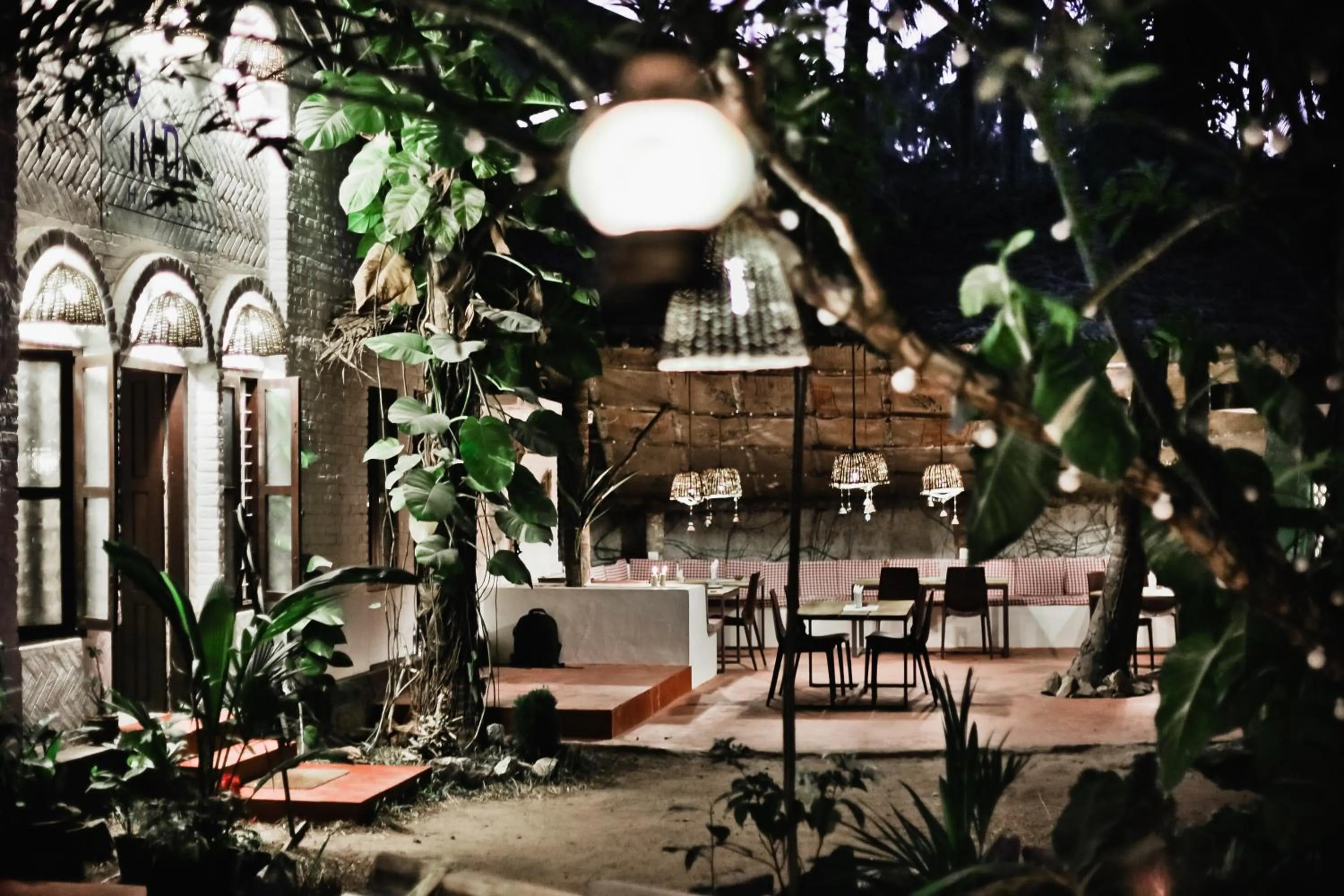 Patio in InDa hotel