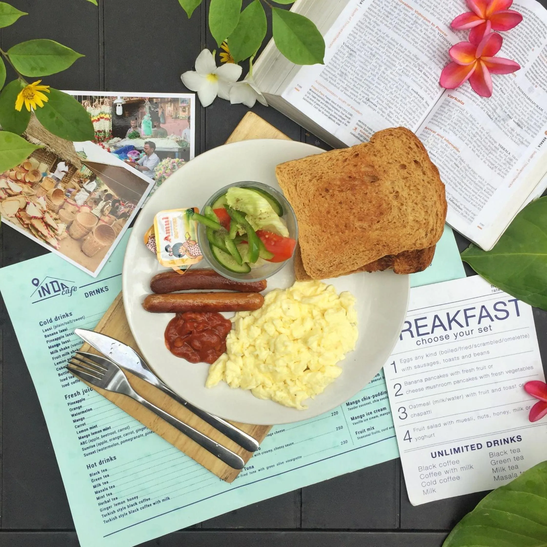 Food and drinks in InDa hotel