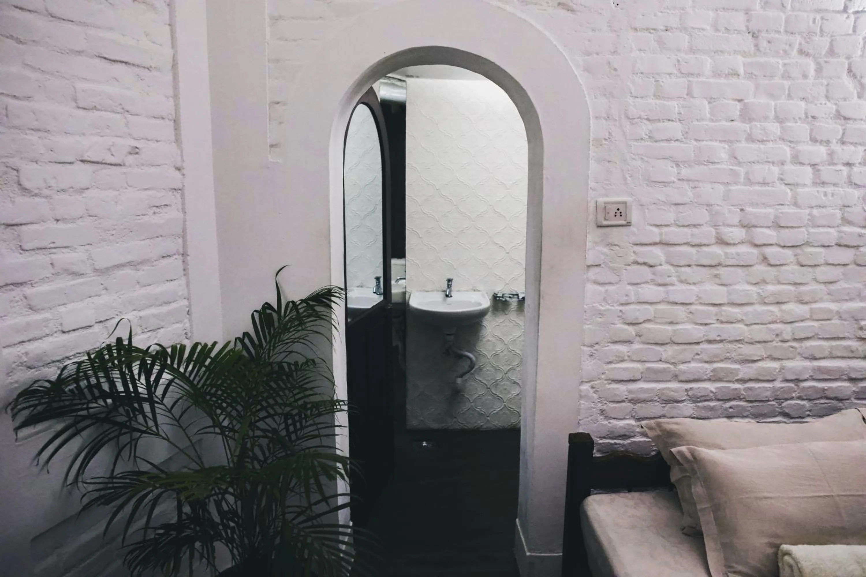 Bathroom in InDa hotel