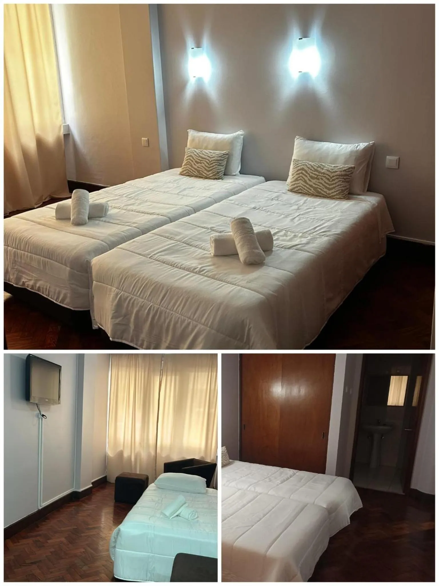 Bedroom, Bed in Alojamento Central II