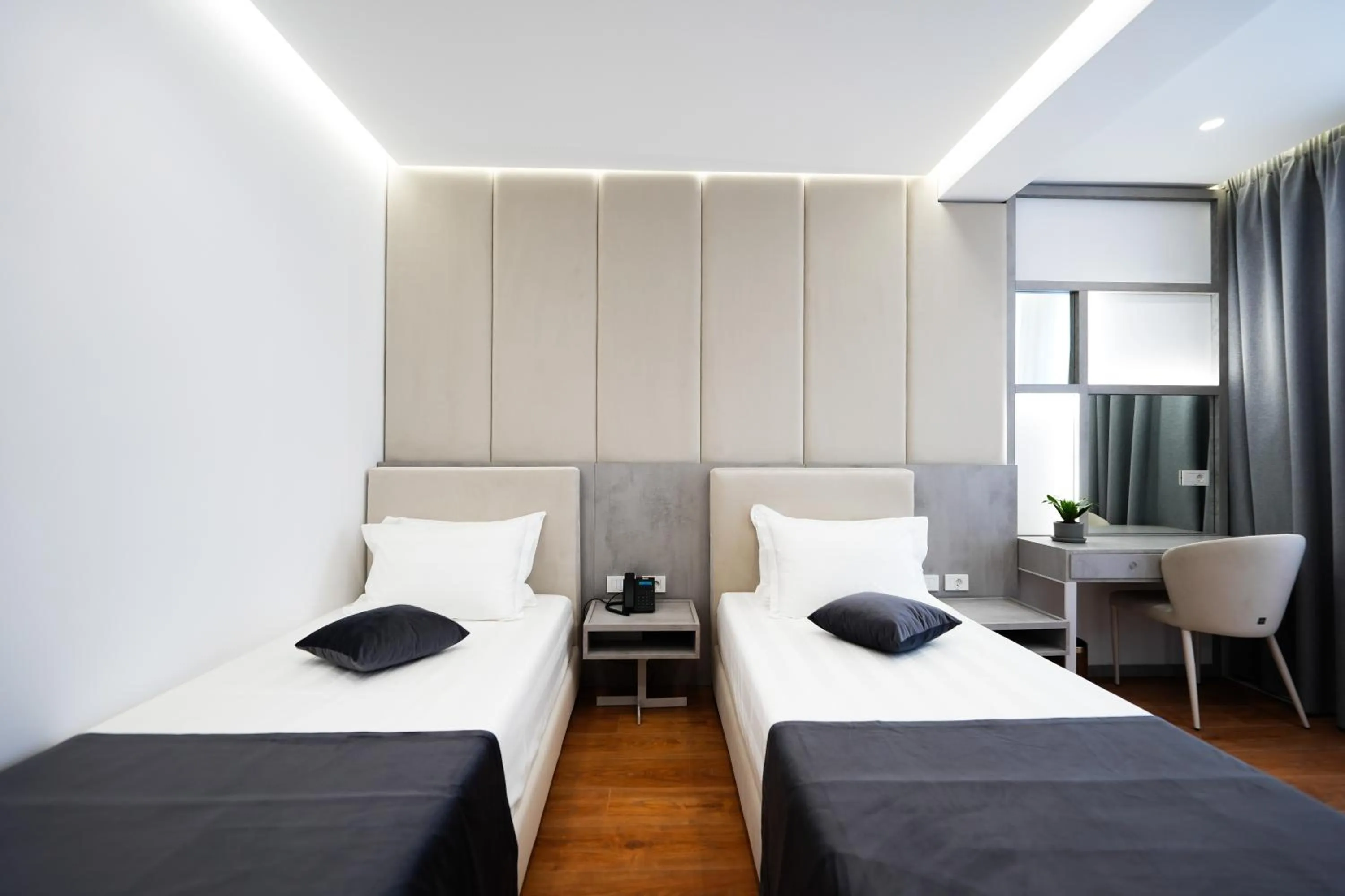 Photo of the whole room, Bed in Naos Luxury Hotel