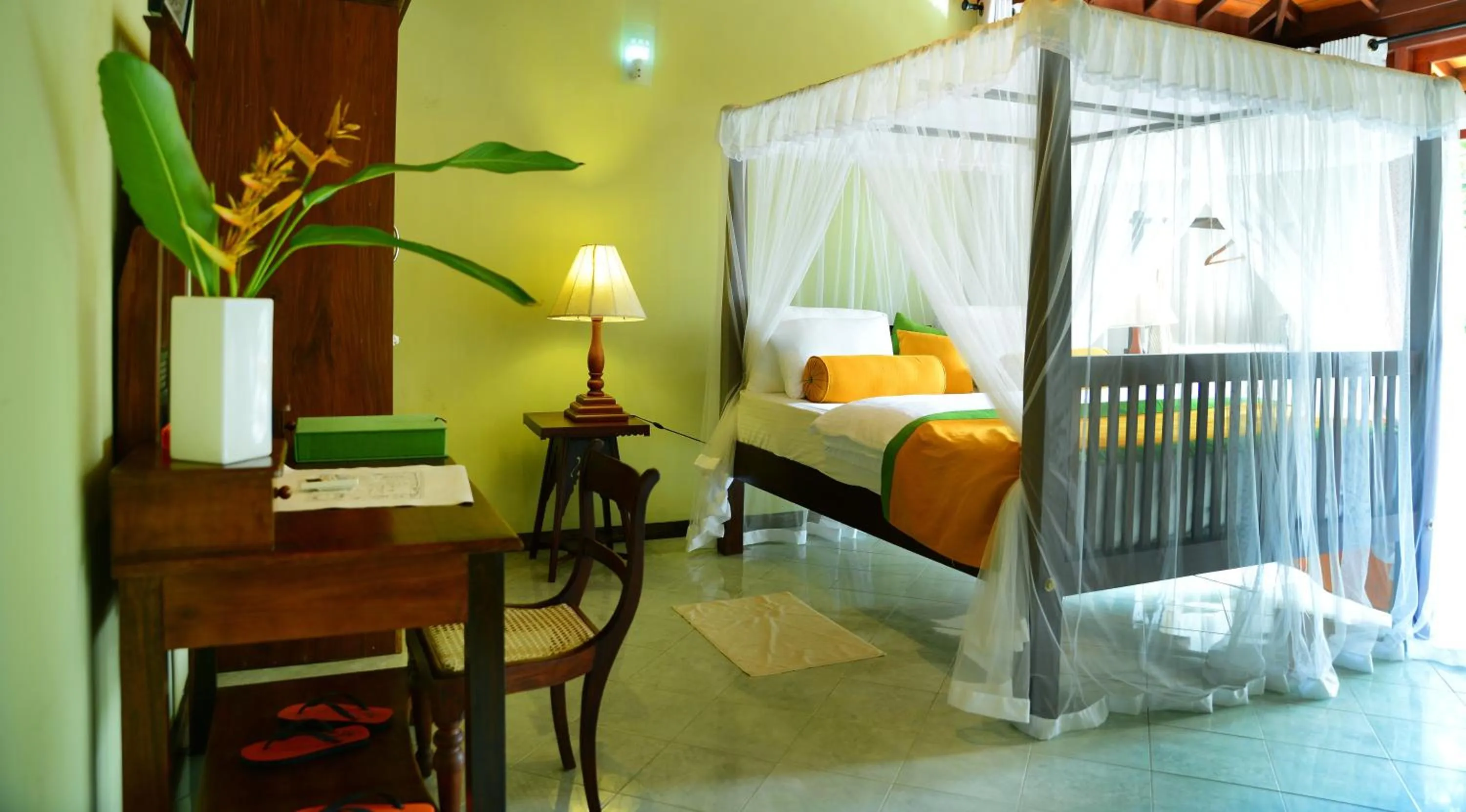 Bedroom in Tropical Retreat