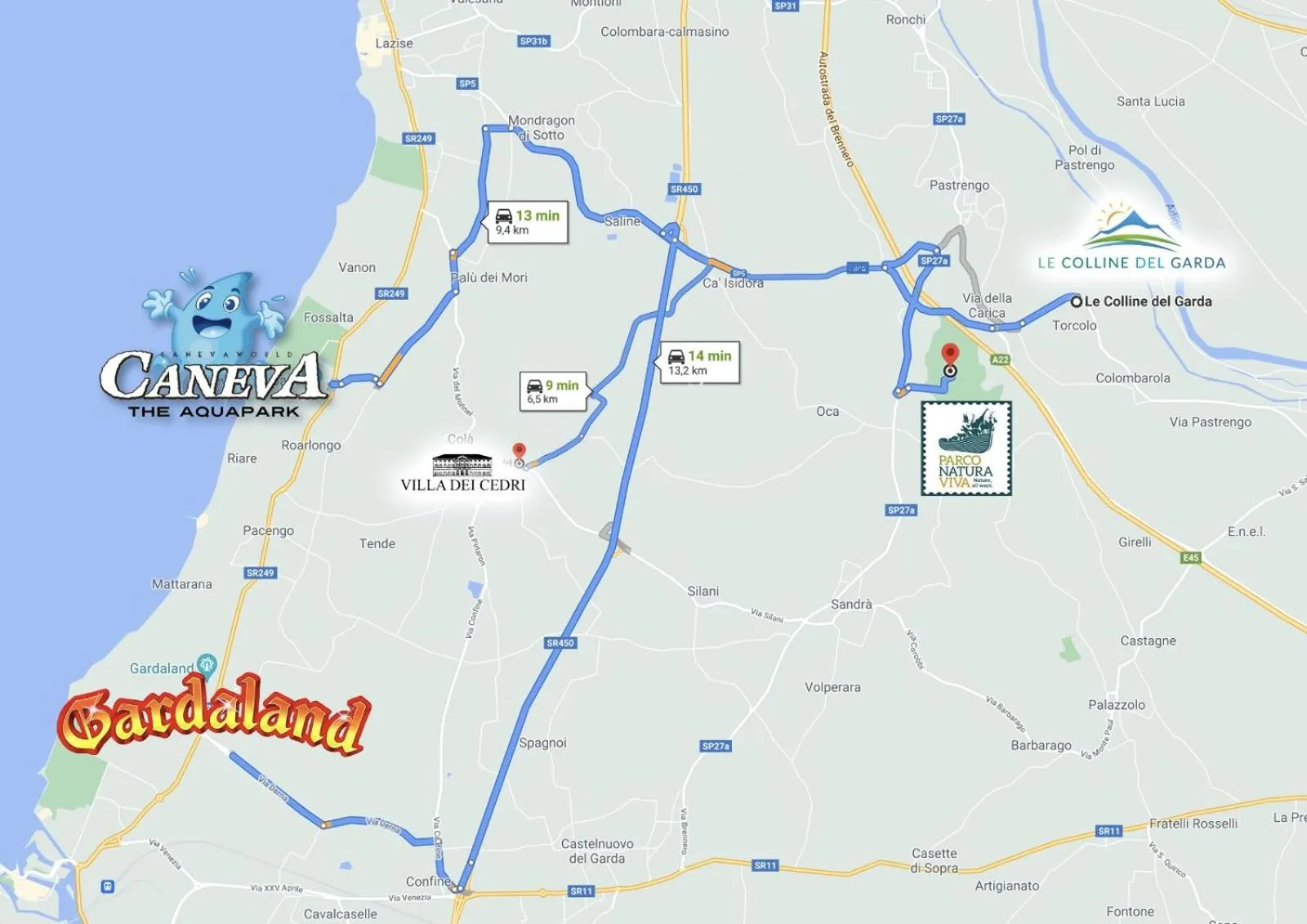 Hot Spring Bath in Le Colline del Garda