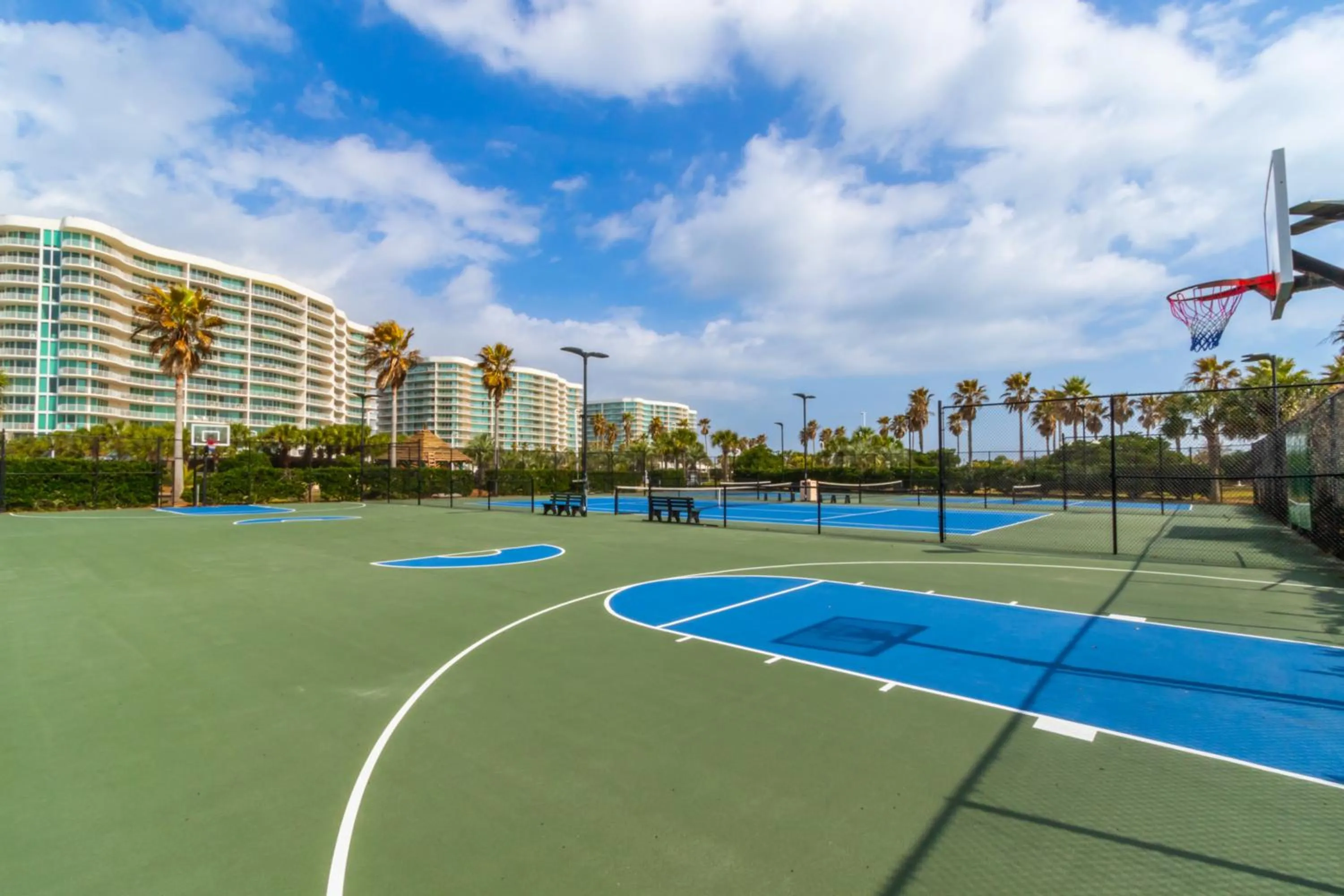 Tennis court in Caribe Resort by Hosteeva