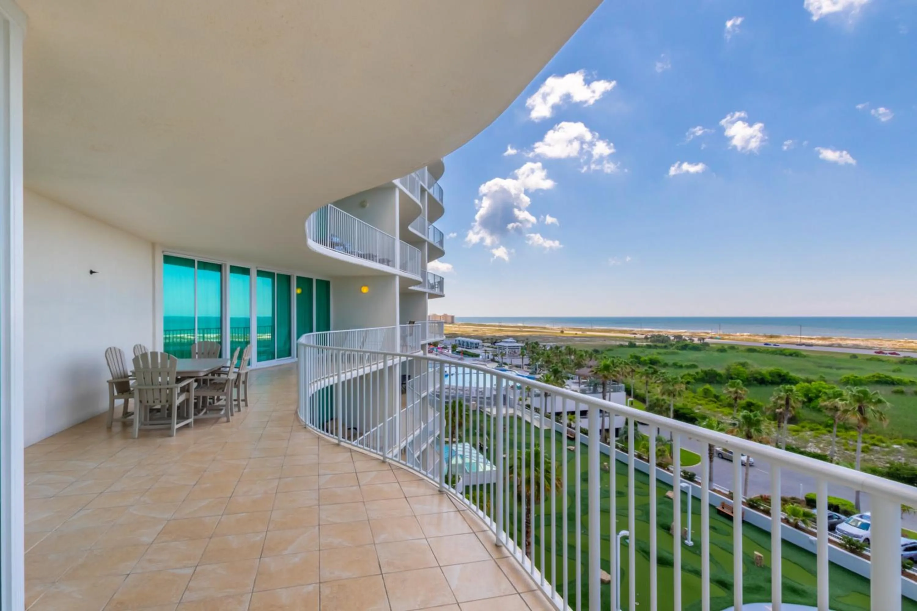 Balcony/Terrace in Caribe Resort by Hosteeva