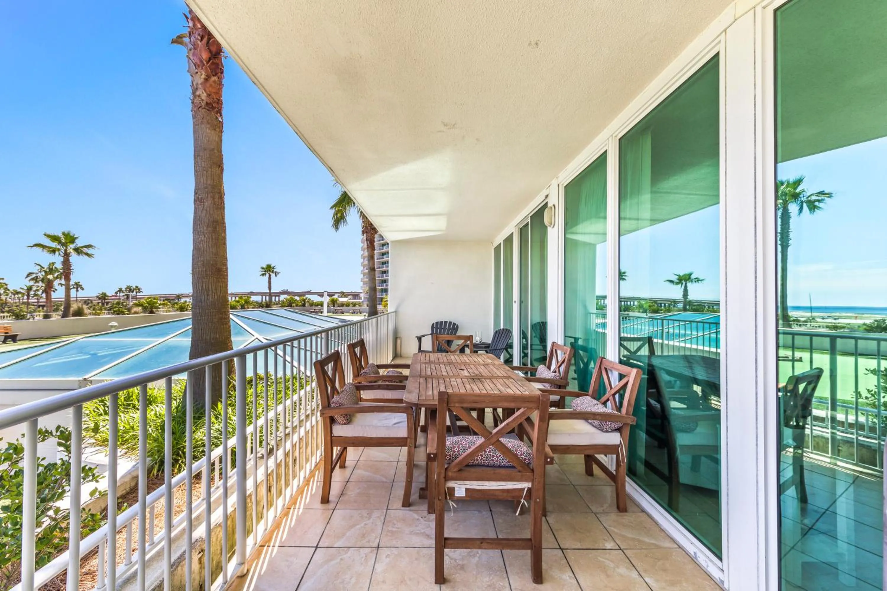 Balcony/Terrace in Caribe Resort by Hosteeva