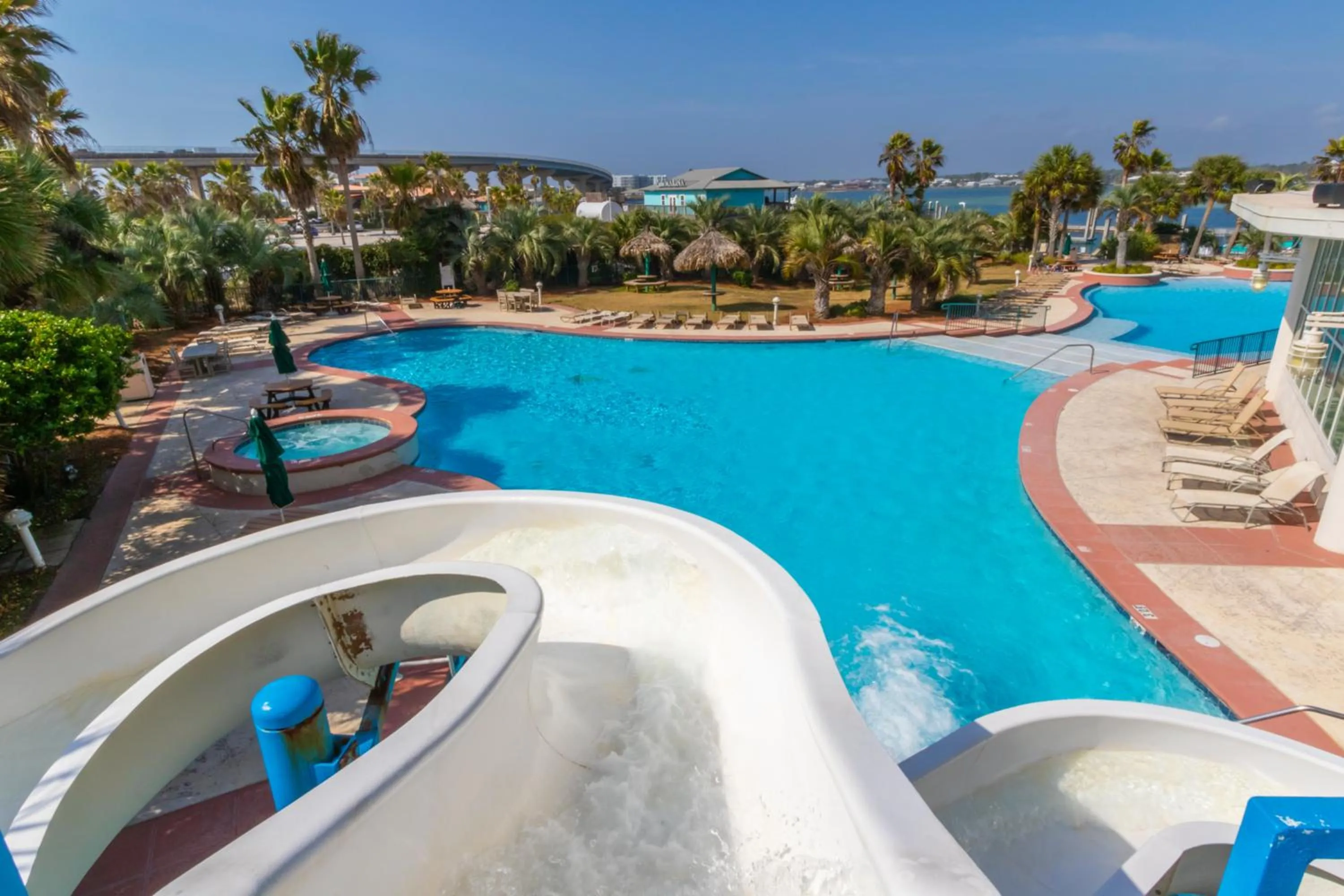 Swimming pool in Caribe Resort by Hosteeva