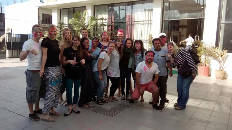 group of guests in Club De Novo Hotel