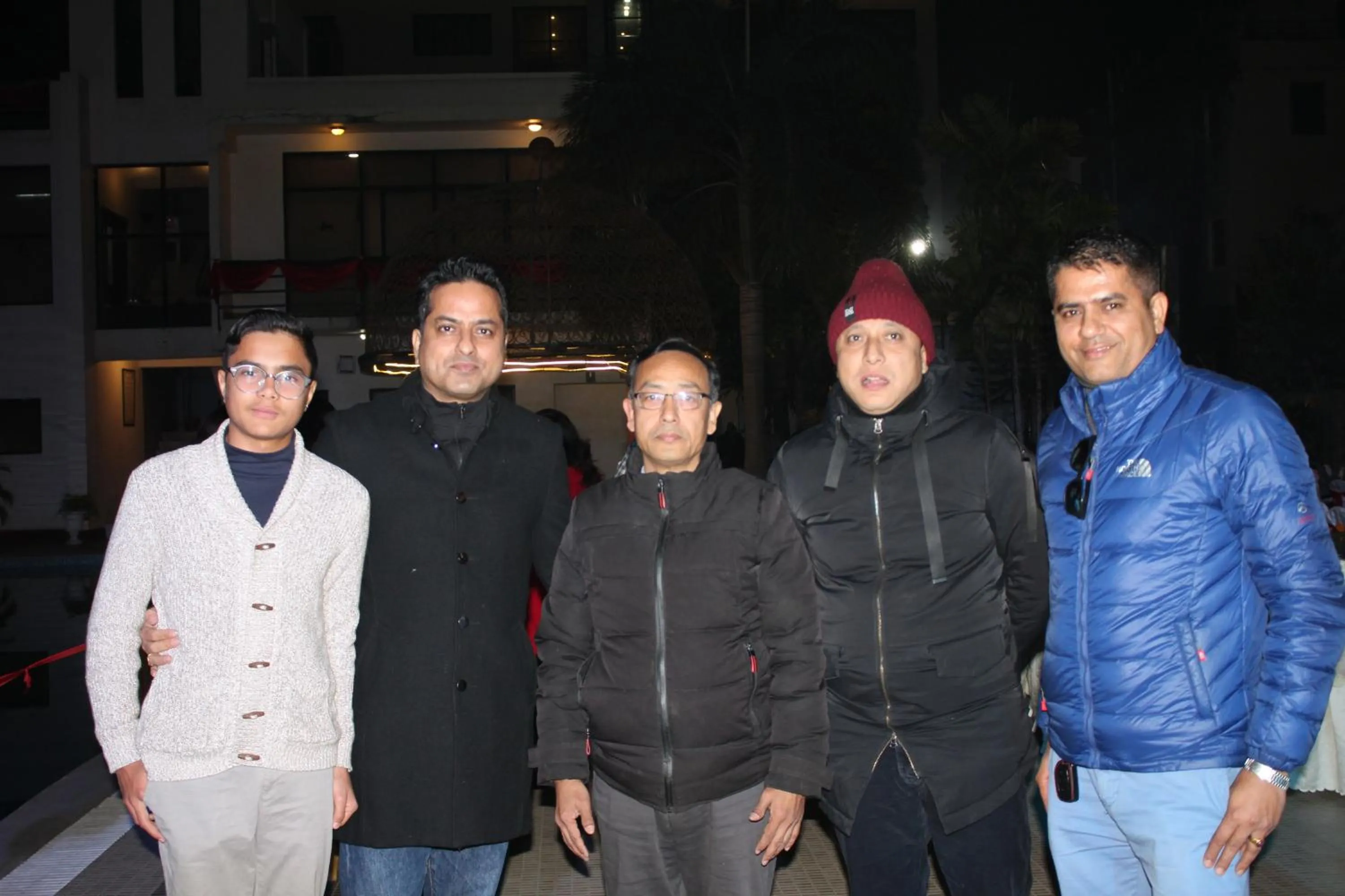 group of guests in Club De Novo Hotel