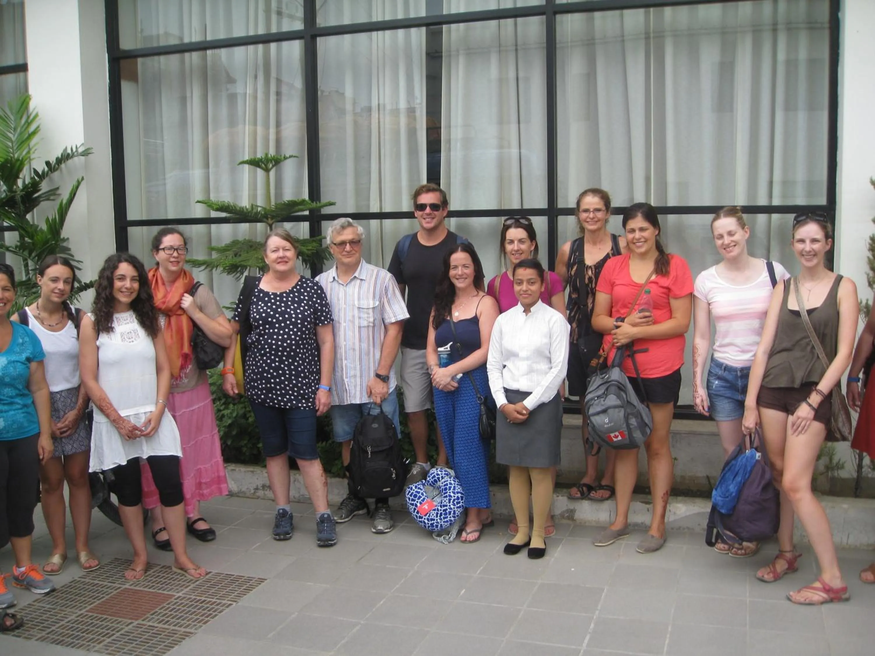 group of guests in Club De Novo Hotel