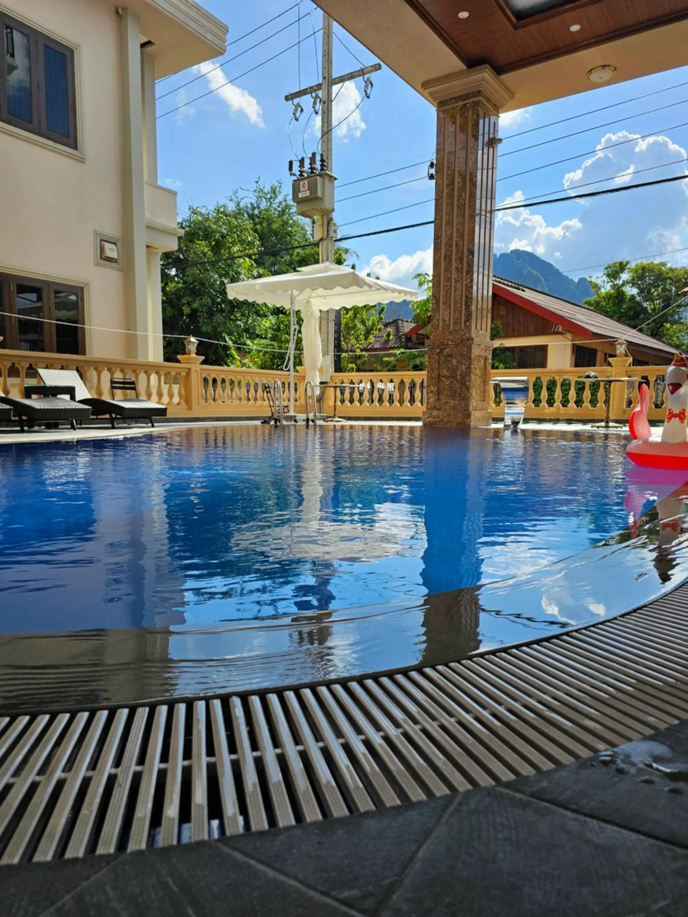 Swimming pool in Sky hotel