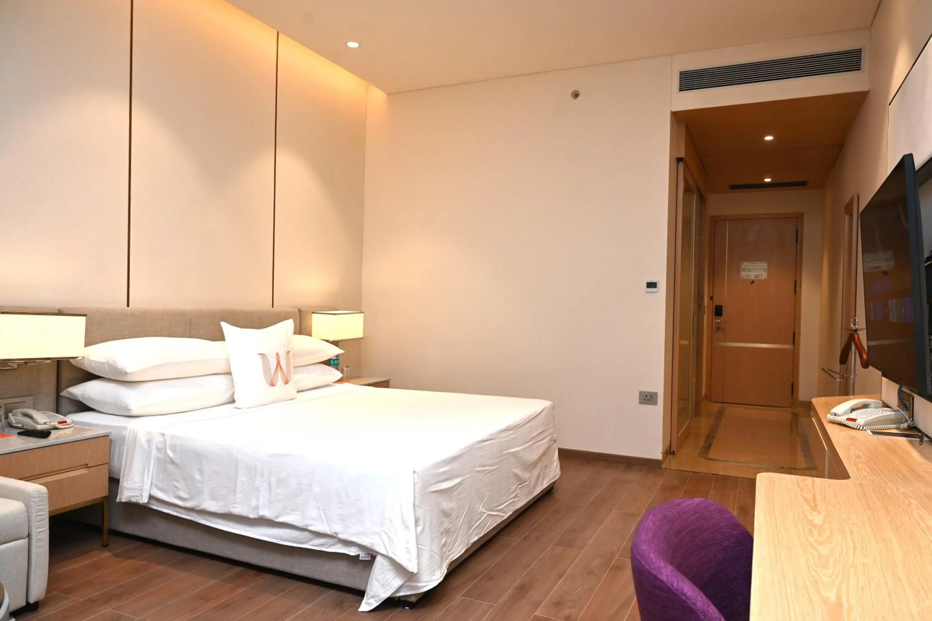 View (from property/room), Bed in Welcomhotel by ITC Hotels, Rama International, Aurangabad