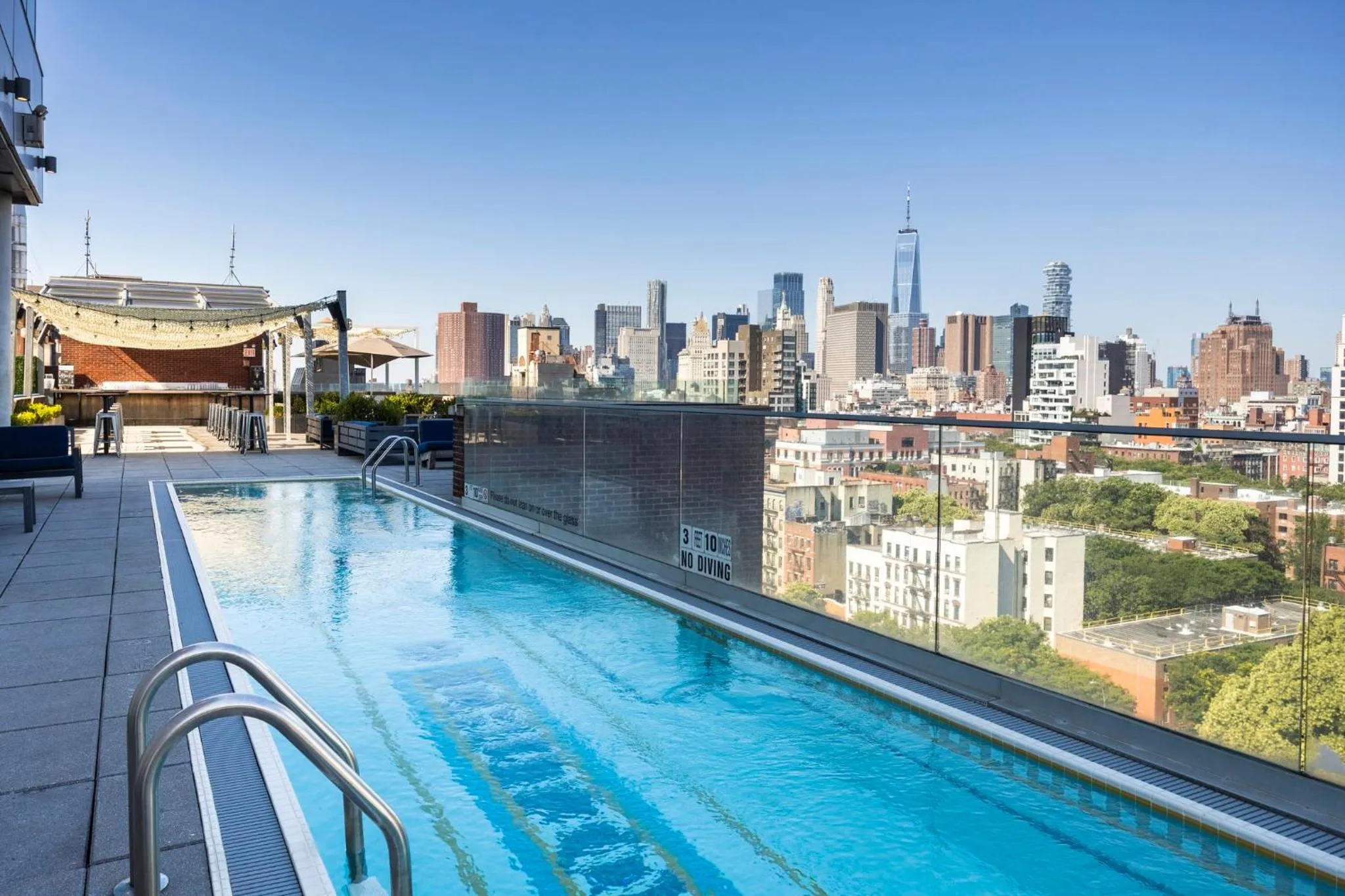 Swimming pool in Hotel Indigo Lower East Side New York by IHG