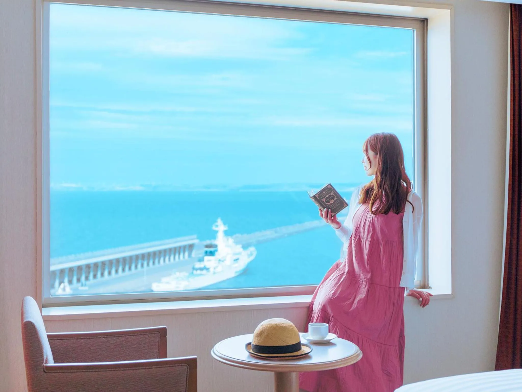 Sea view in Surfeel Hotel Wakkanai