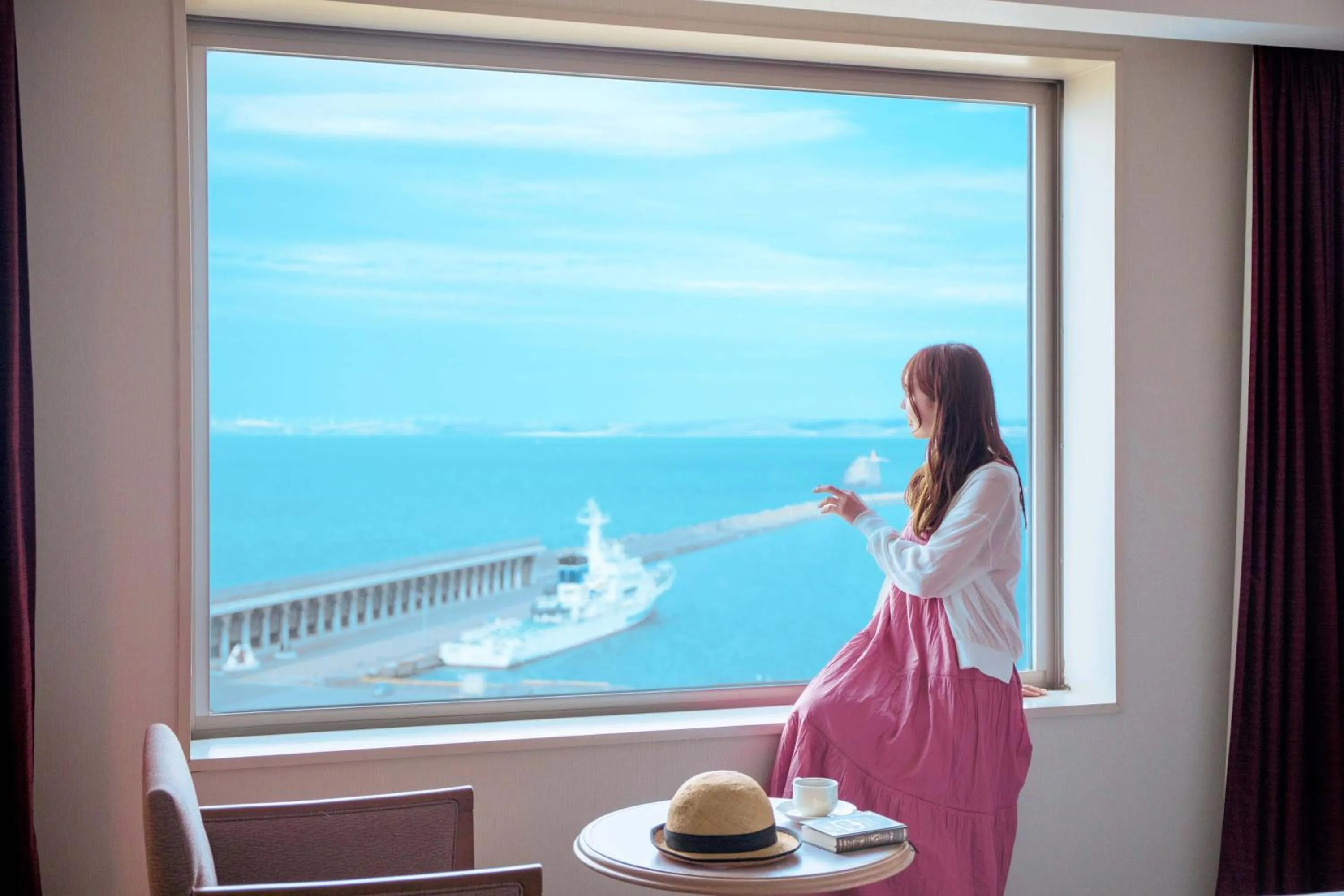 Sea view in Surfeel Hotel Wakkanai