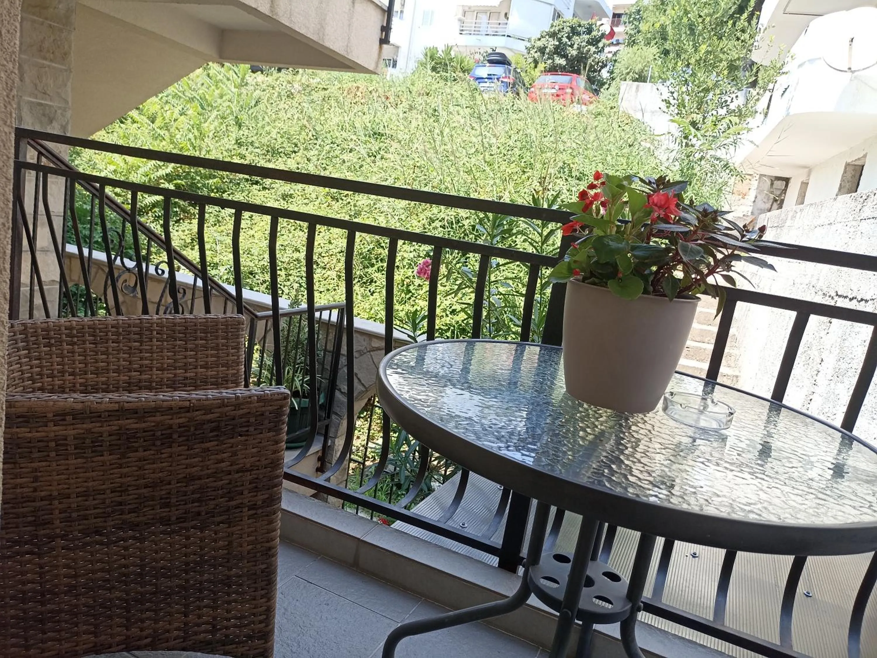 Patio in Swiss Residence Montenegro